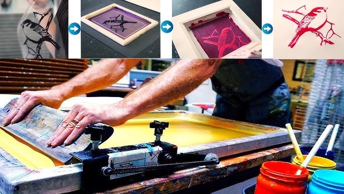 The Process of Screen Printing Art